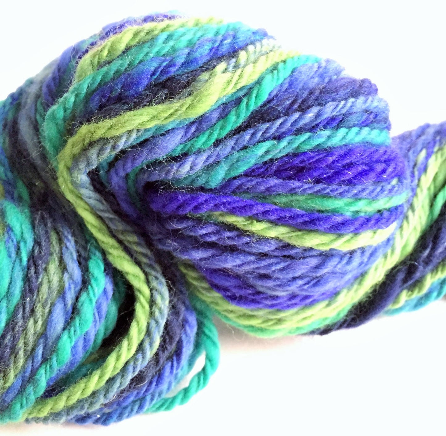 Luxe Handspun Yarn -- "Tradewinds"