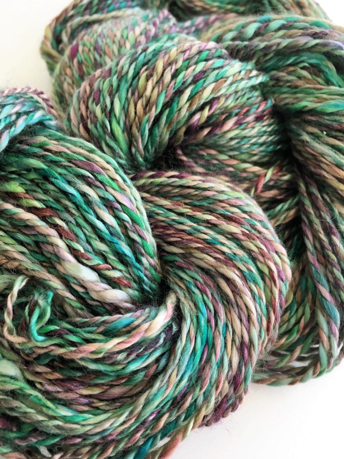 Ultra Luxe Handspun Yarn -- "Clover"