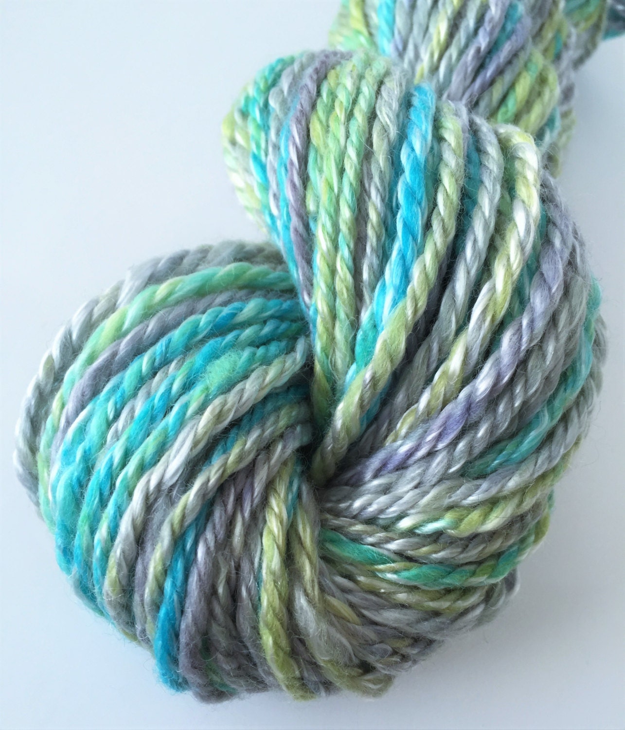 Luxe Handspun Yarn -- "April Showers"