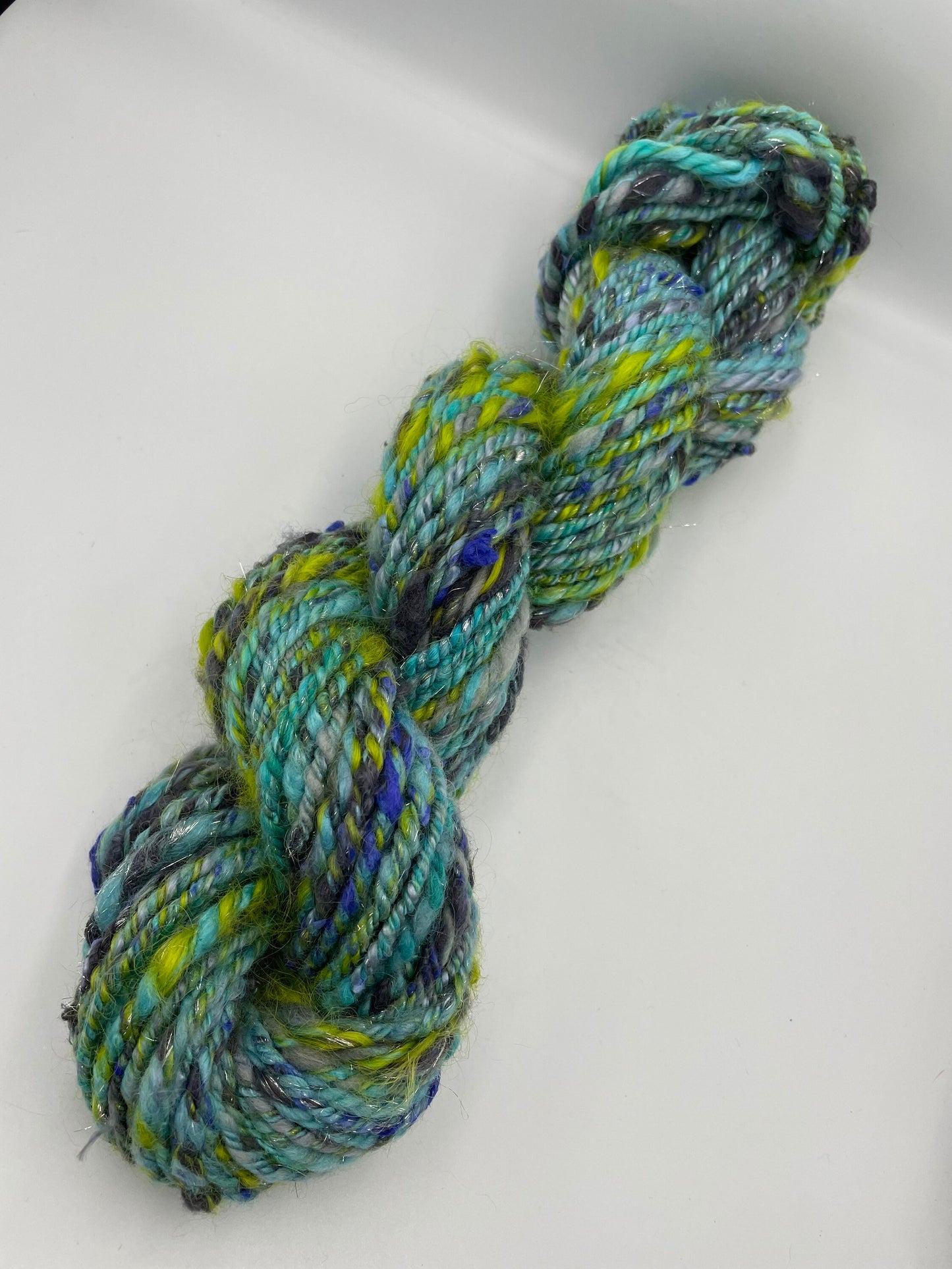 Luxe Handspun Yarn — “Aquarius”