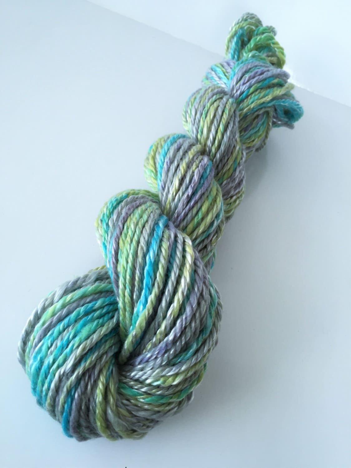 Luxe Handspun Yarn -- "April Showers"
