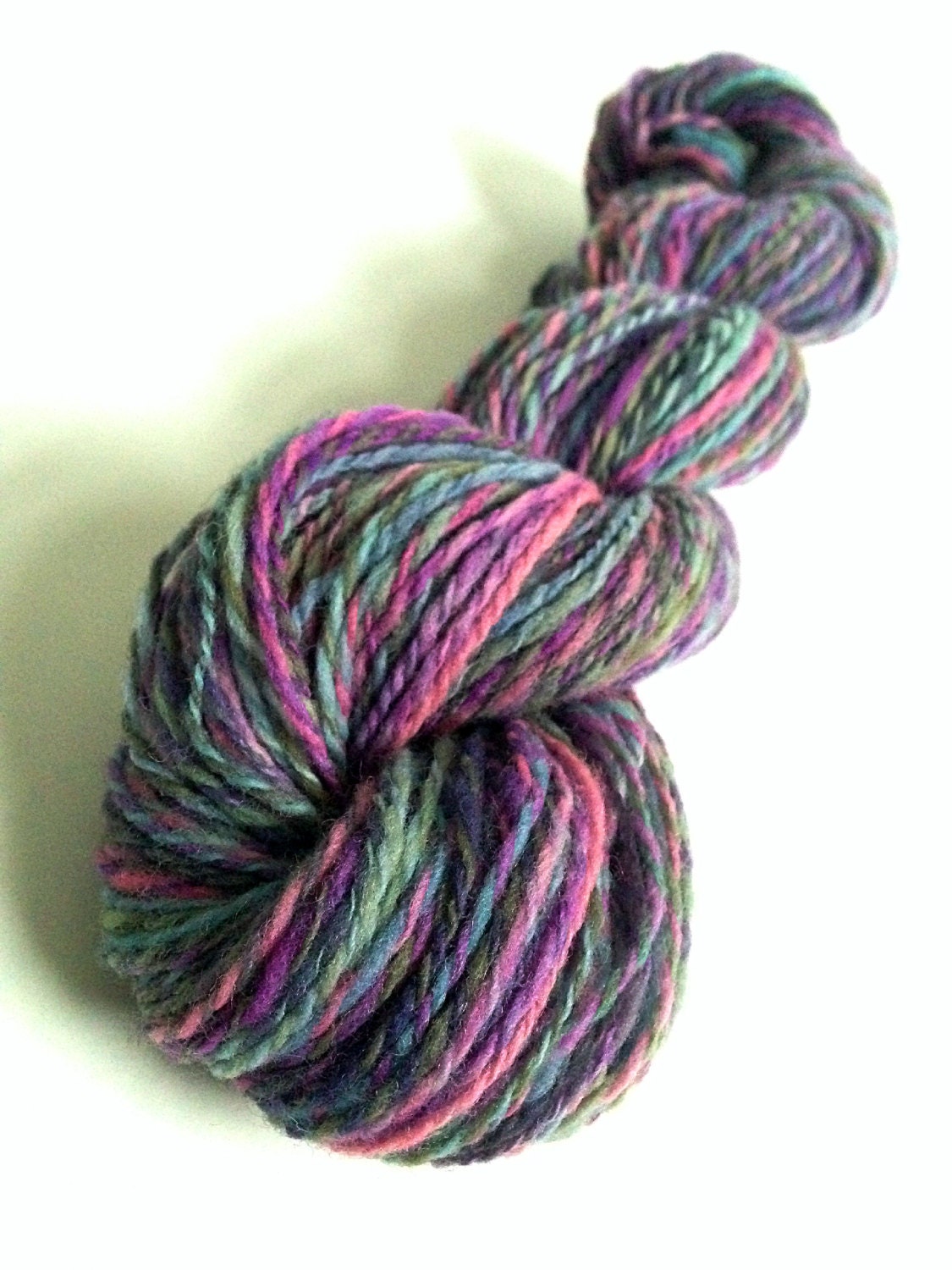 Classic Handspun Yarn -- "Pansies"