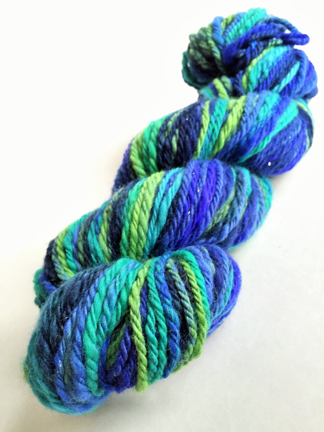 Luxe Handspun Yarn -- "Tradewinds"