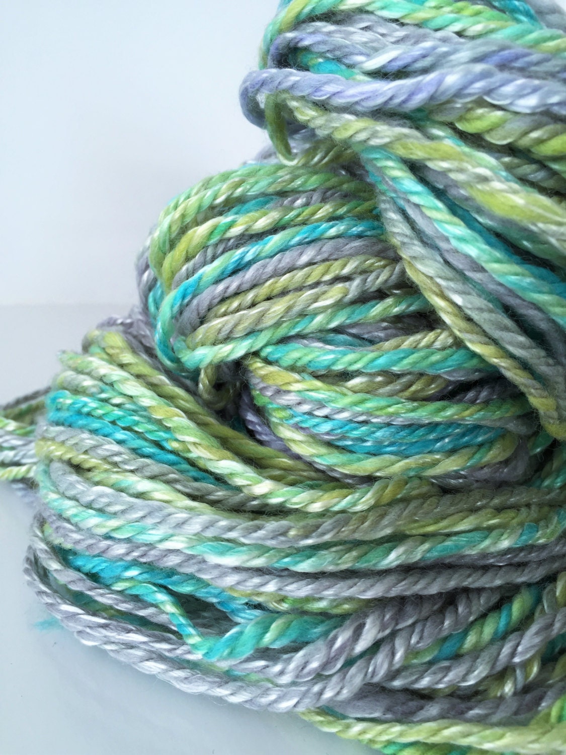 Luxe Handspun Yarn -- "April Showers"