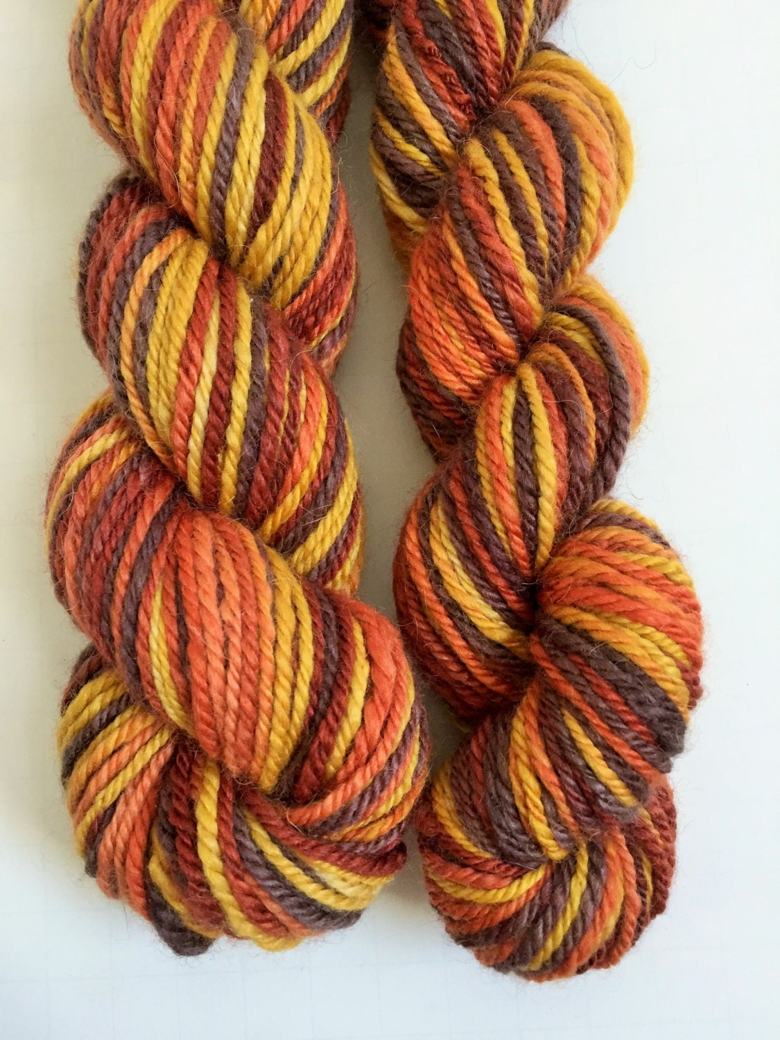 Ultra Luxe Handspun Yarn -- "Bonfire"