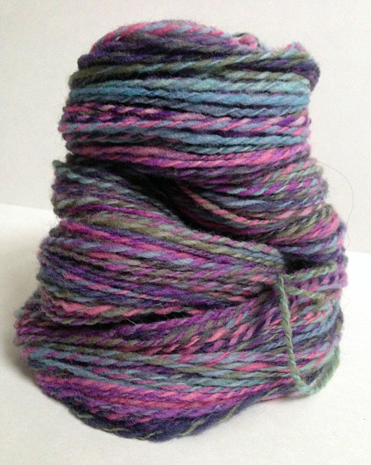 Classic Handspun Yarn -- "Pansies"