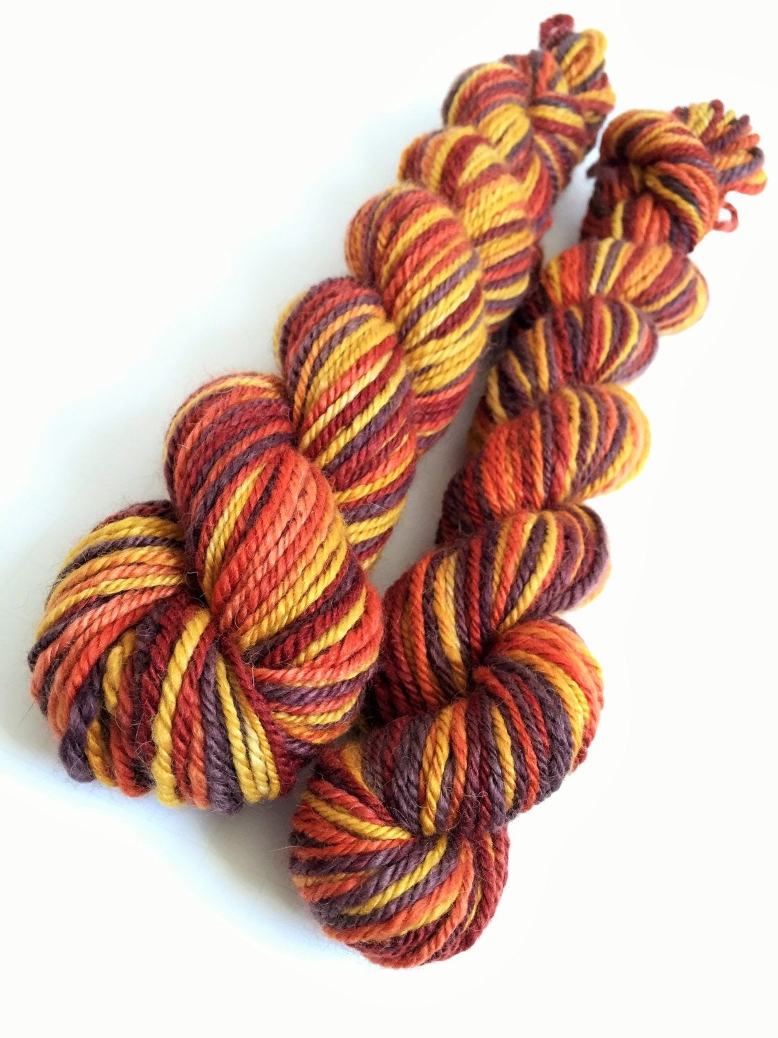 Ultra Luxe Handspun Yarn -- "Bonfire"