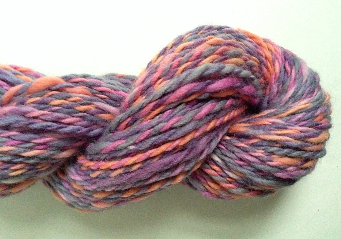 Classic Handspun Yarn -- "Tickled Pink"