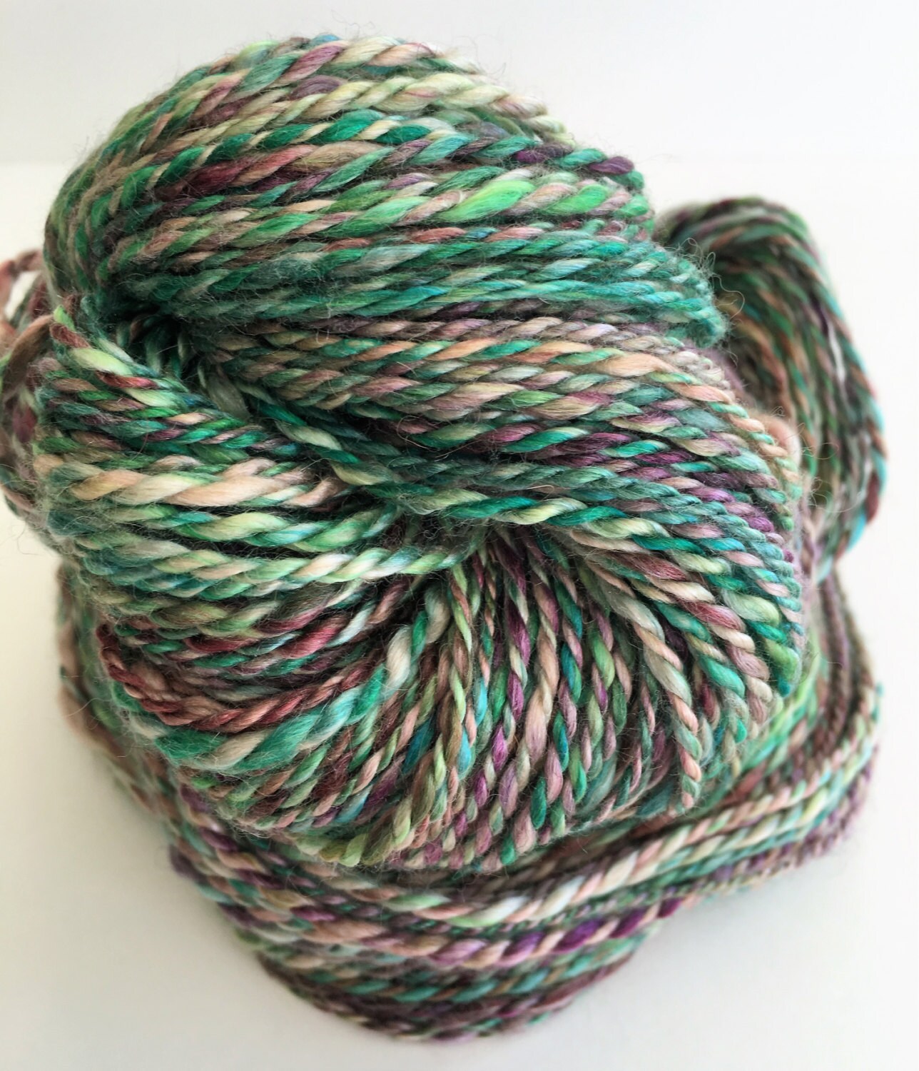 Ultra Luxe Handspun Yarn -- "Clover"
