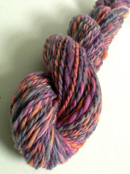 Classic Handspun Yarn -- "Tickled Pink"