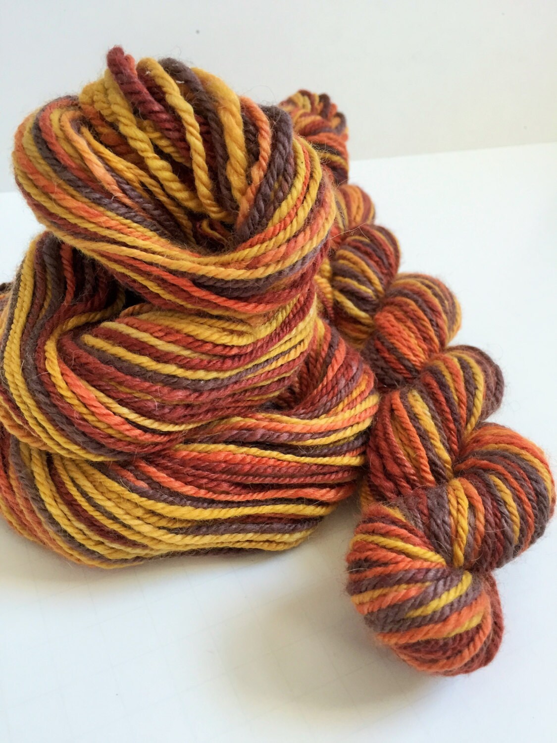 Ultra Luxe Handspun Yarn -- "Bonfire"