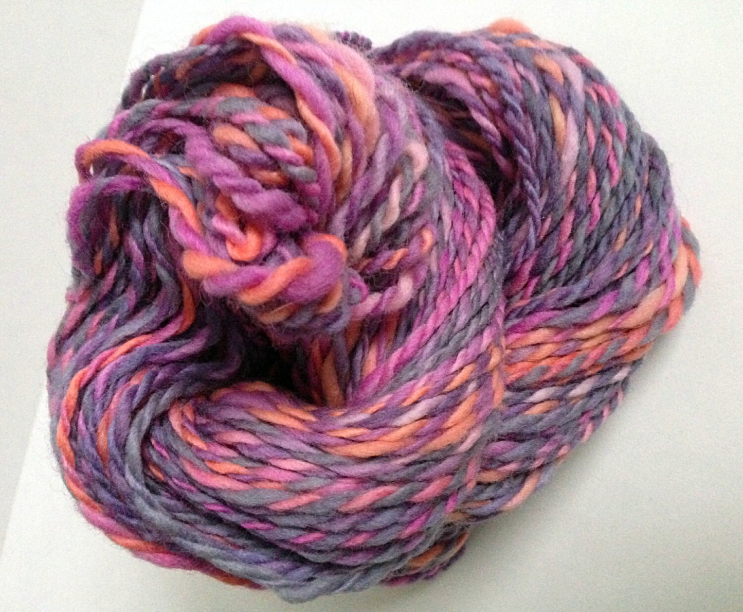 Classic Handspun Yarn -- "Tickled Pink"