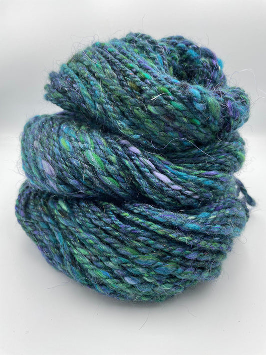 Luxe Handspun Yarn — “Submarine”