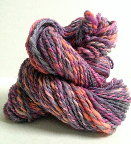 Classic Handspun Yarn -- "Tickled Pink"