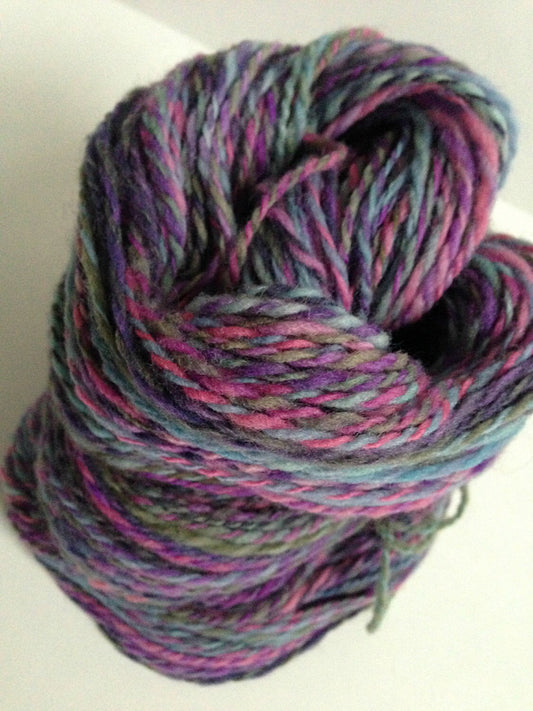 Classic Handspun Yarn -- "Pansies"