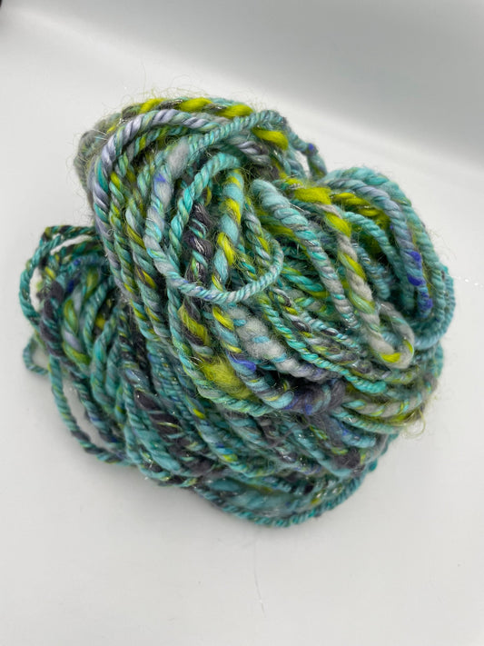 Luxe Handspun Yarn — “Aquarius”