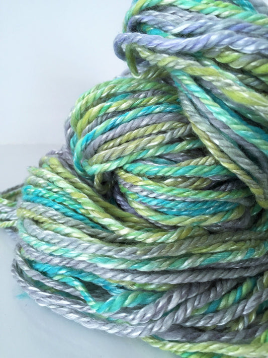 Luxe Handspun Yarn -- "April Showers"