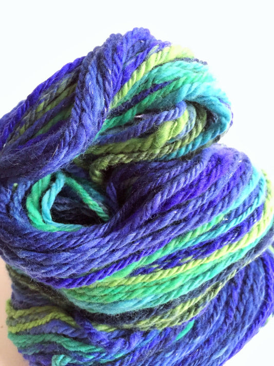 Luxe Handspun Yarn -- "Tradewinds"